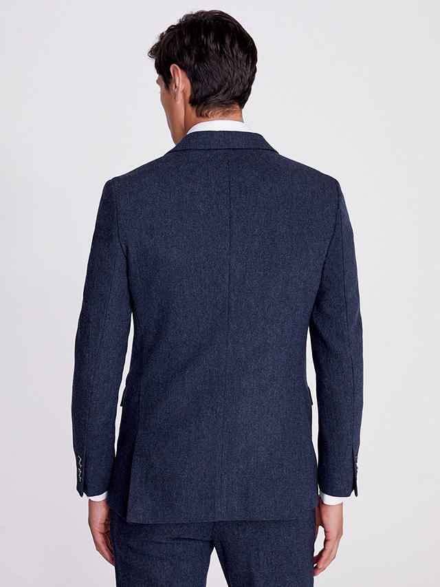 Moss Slim Fit Donegal Tweed Jacket, Blue
