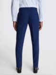 Moss Slim Slub Suit Trousers, Blue