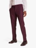 Moss London Slim Fit Suit Trousers, Fuchsia