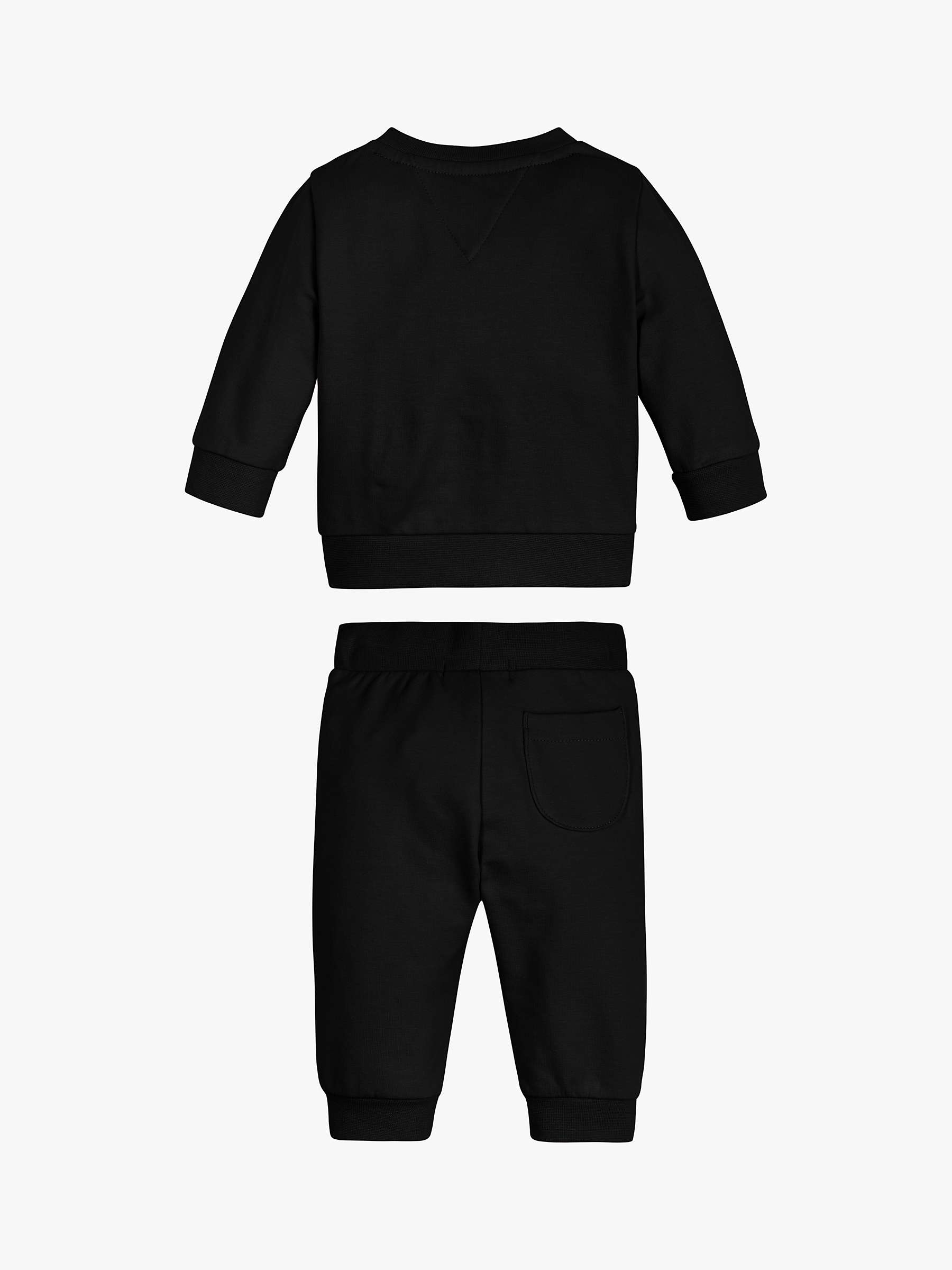 Buy Tommy Hilfiger Baby Essential Logo Crew Neck Sweatshirt and Joggers Set Online at johnlewis.com