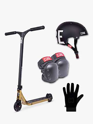 CORE SL1 Complete Stunt Scooter, CORE Street Helmet, CORE Knee Pad Set & CORE Aero Gloves Bundle