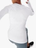 Sweaty Betty Athlete Seamless Long Sleeve Top, White