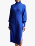Ted Baker Aavvaa Roll Neck Dress, Bright Blue
