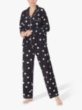 DKNY Dot Fleece Pyjama Set, Black