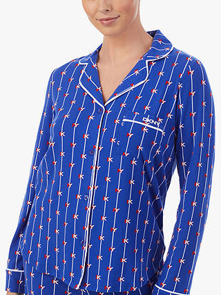 DKNY Stripe Logo Pyjama Set, Azure