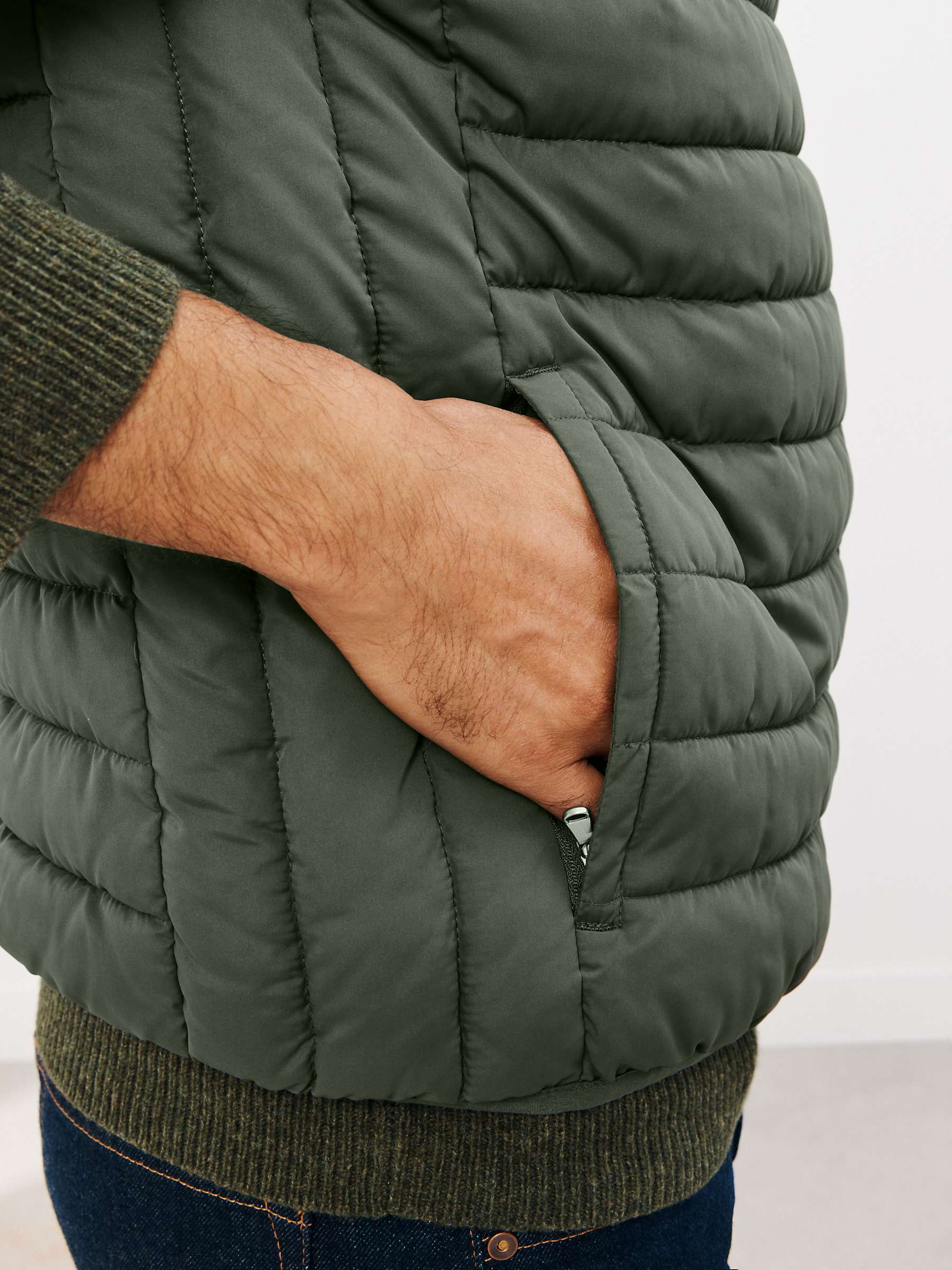 Buy John Lewis Shower Resistant Recycled Puffer Gilet Online at johnlewis.com