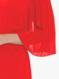 Gina Bacconi Lilit Crepe Chiffon Dress, Hot Red