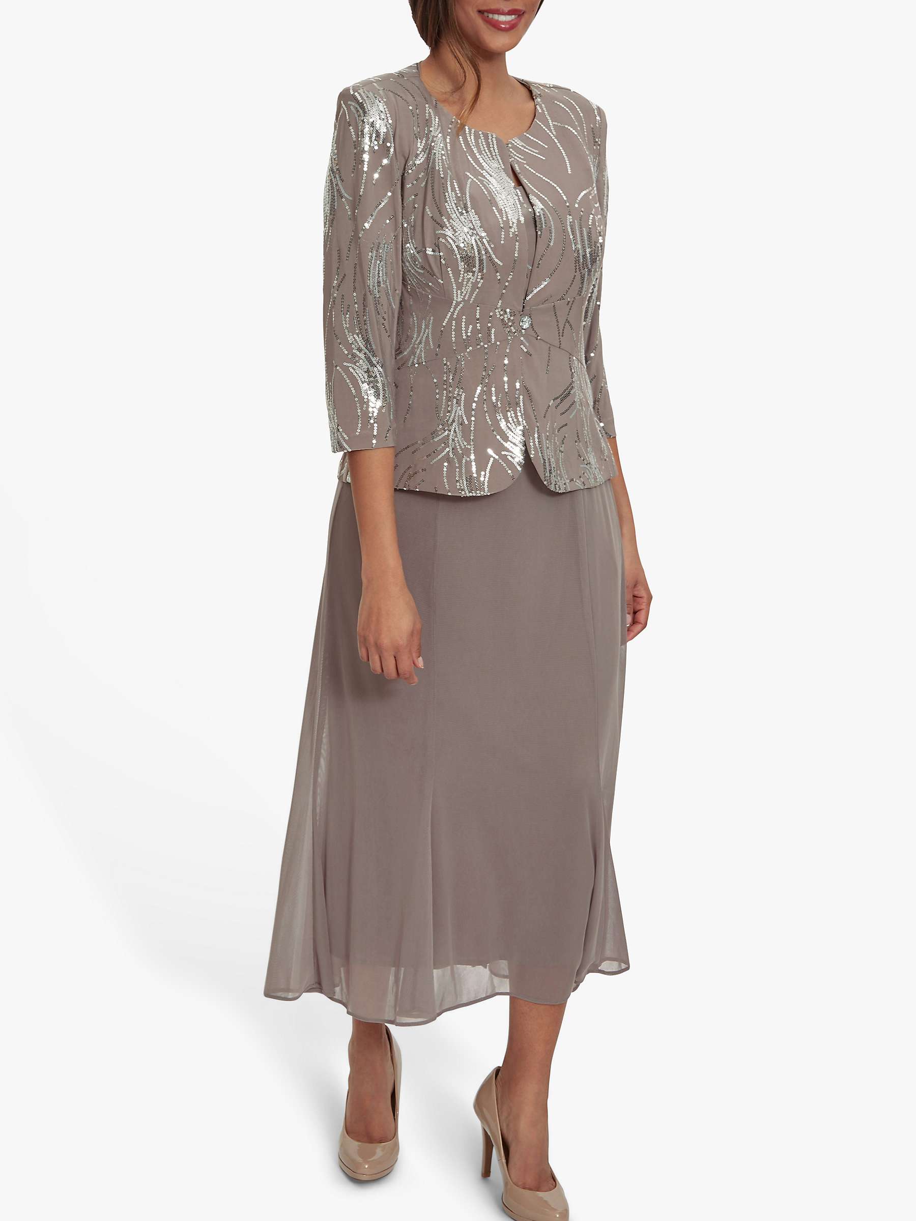 Buy Gina Bacconi Karyn Sequin Jacket And Dress Online at johnlewis.com
