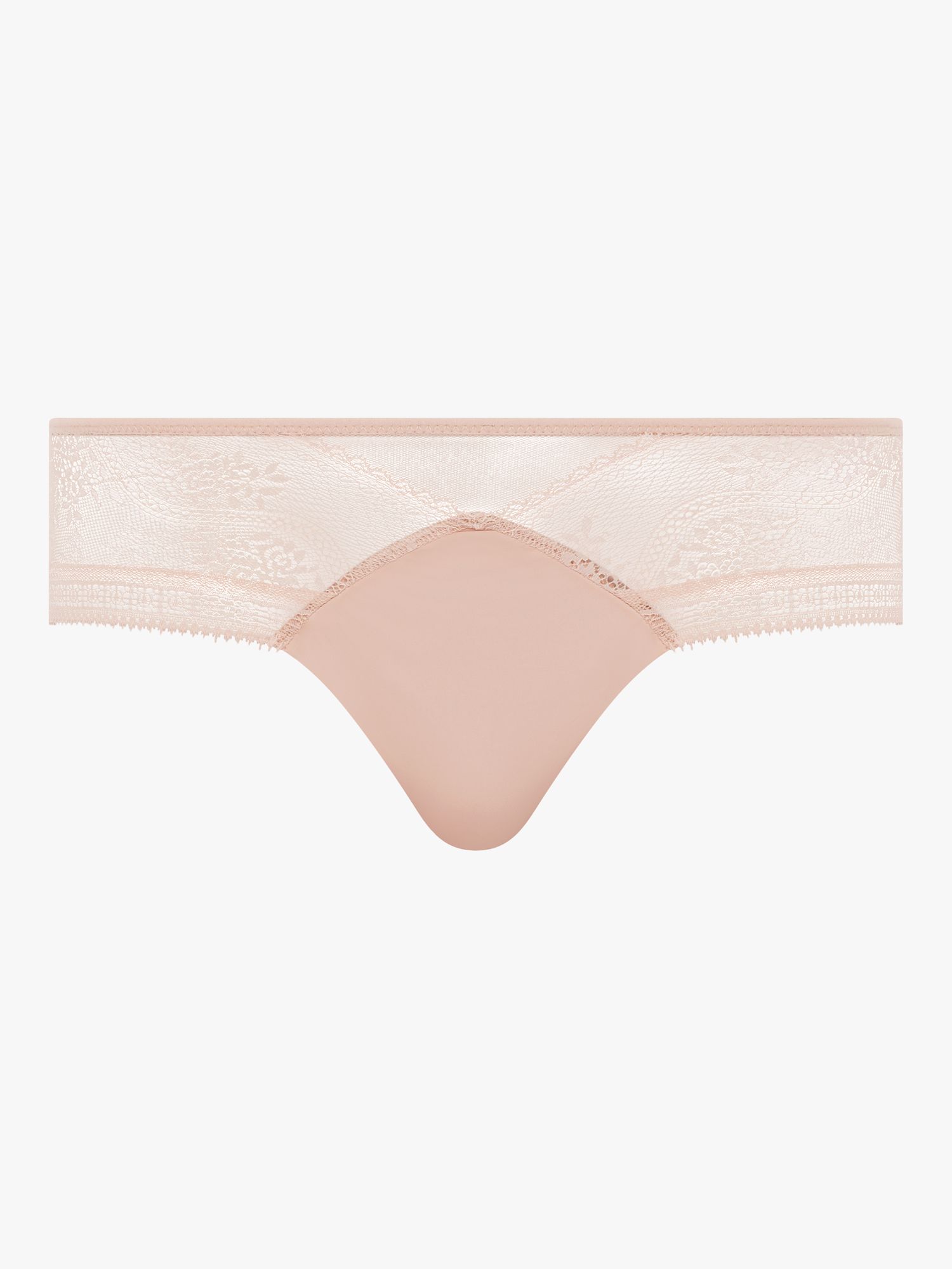 Passionata Maddie Floral Lace Half Cup Bra, Khaki at John Lewis & Partners