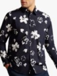 Ted Baker Sevlo Floral Shirt, Navy