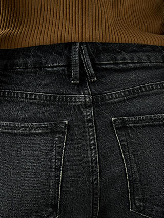 Good American Classic Straight Cut Jeans, Black