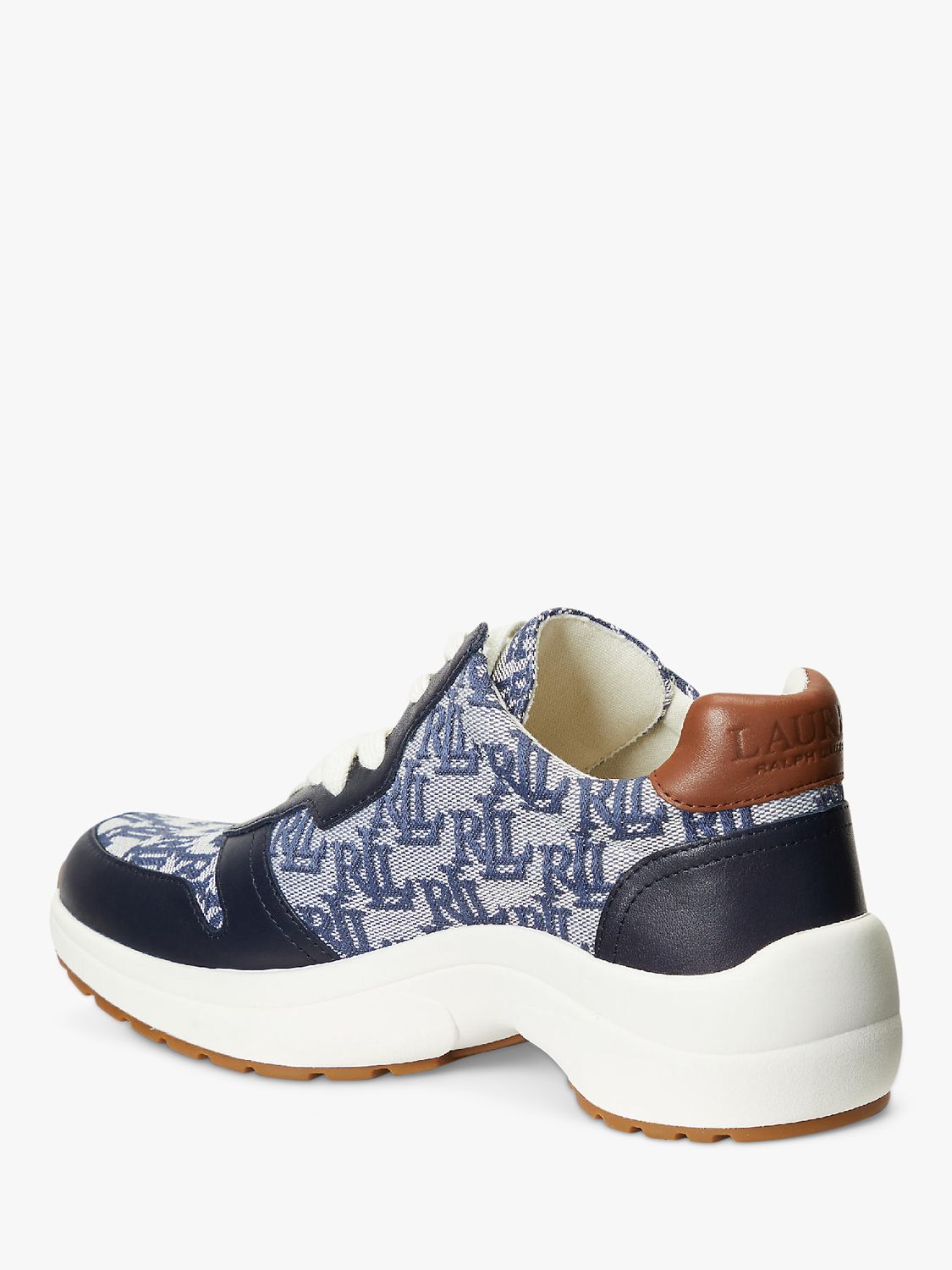 Lauren Ralph Lauren Rylee Monogram Jacquard Trainers