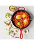 Le Creuset Cast Iron Signature Skillet, Cerise