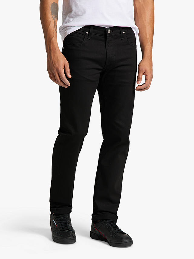 Lee Straight Denim Jeans, Black