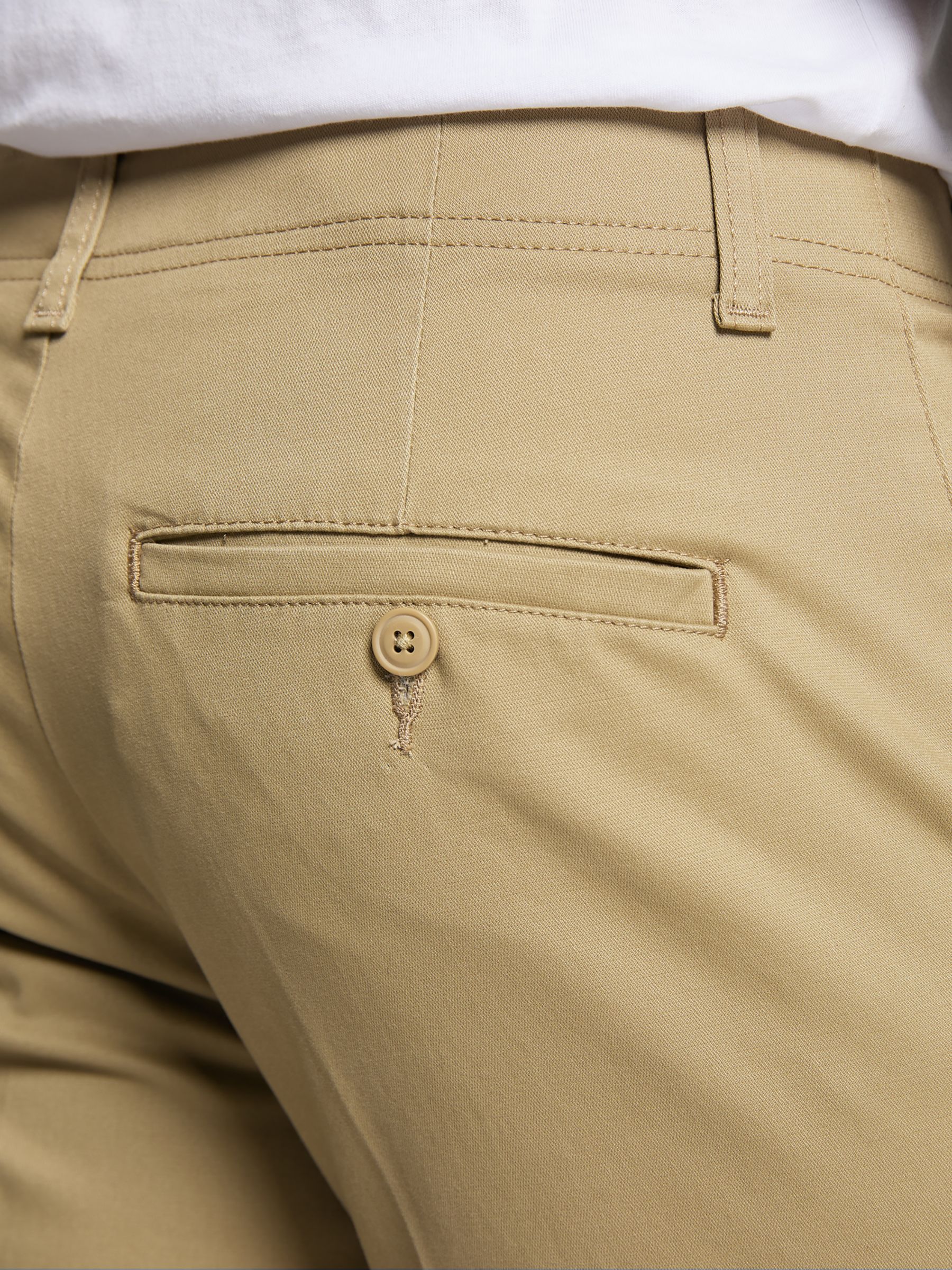 Lee Cotton Blend Chinos, Taupe at John Lewis & Partners
