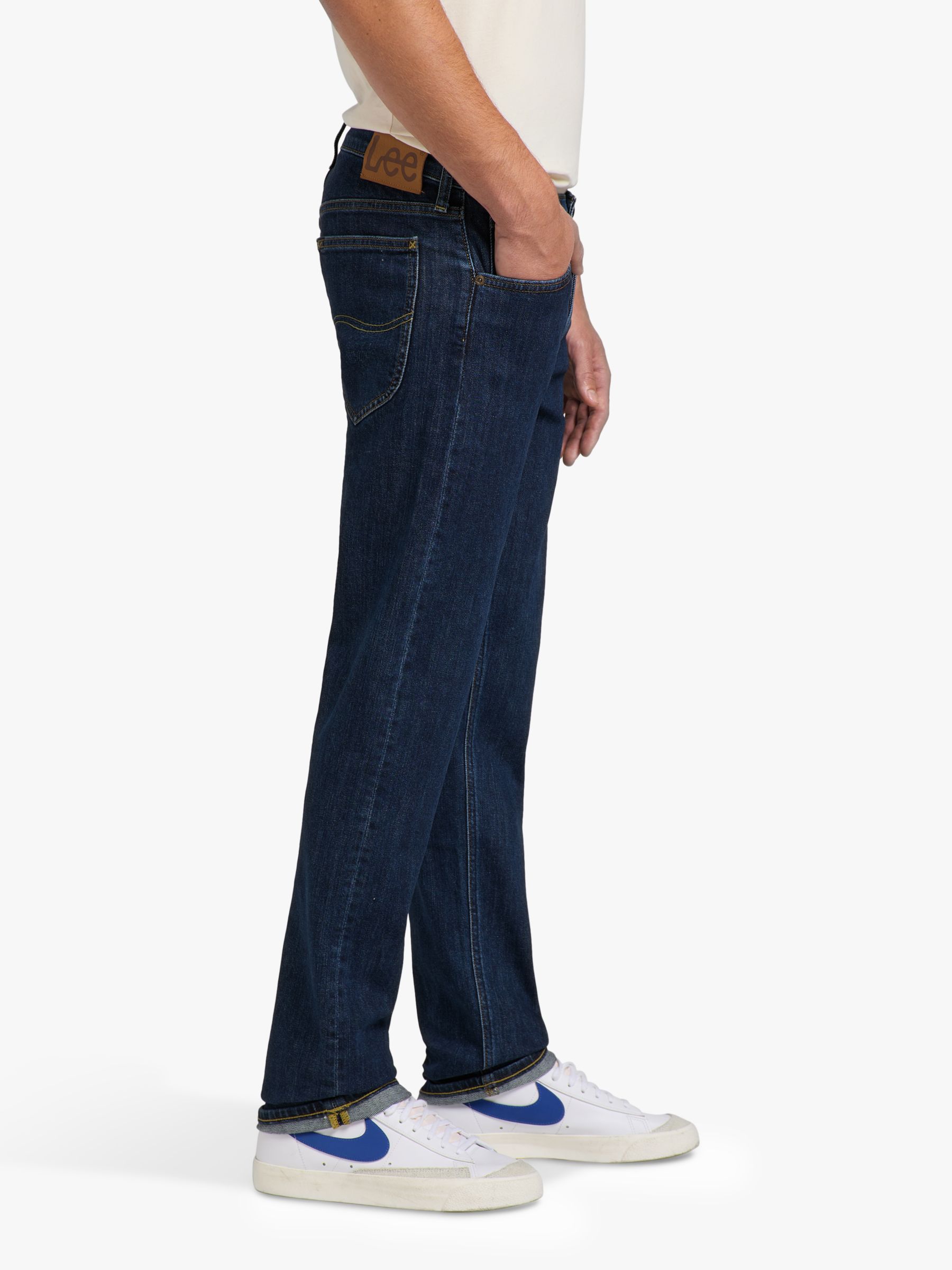 Lee Regular Denim Jeans, Blue, 30S