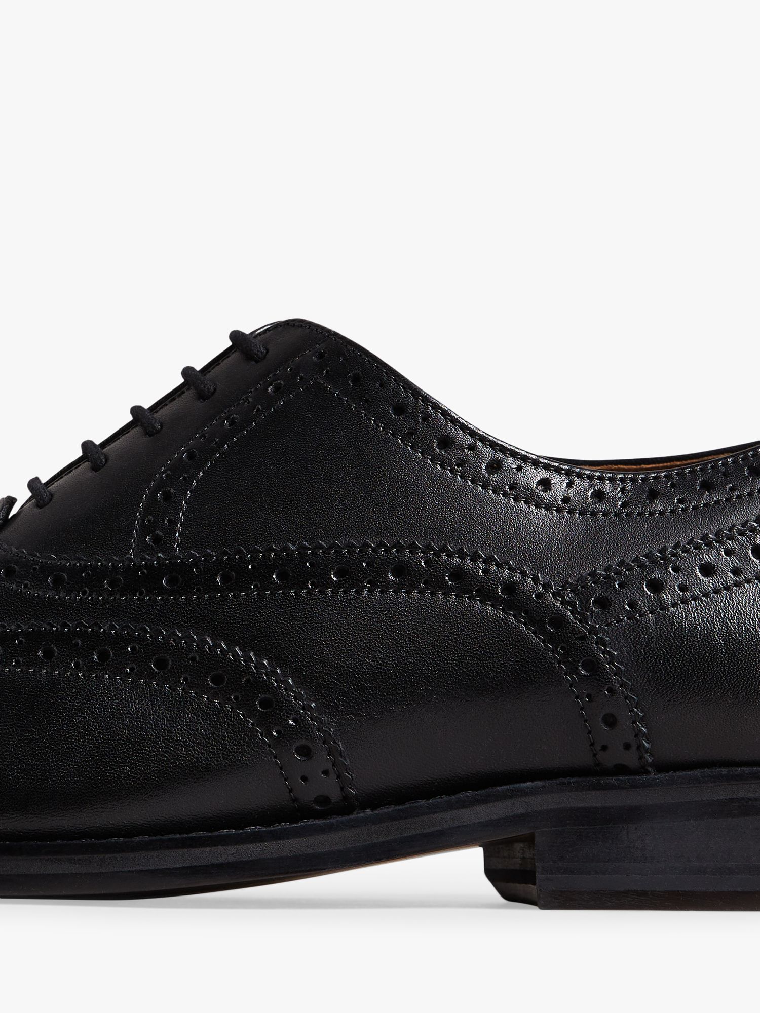 Ted Baker Amaiss Leather Brogues, Black, 7