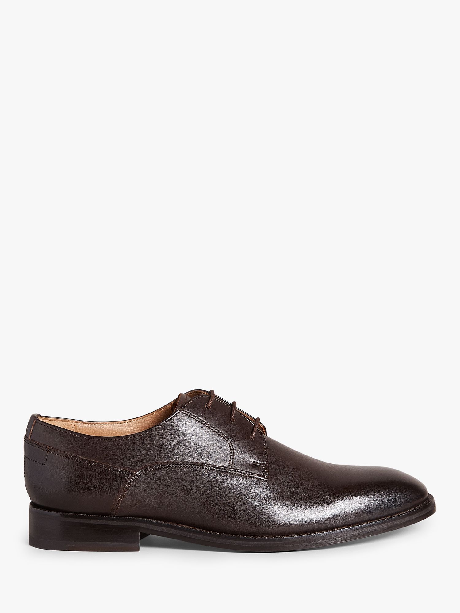 Ted Baker Kampten Leather Derby Shoes, Brown, 7