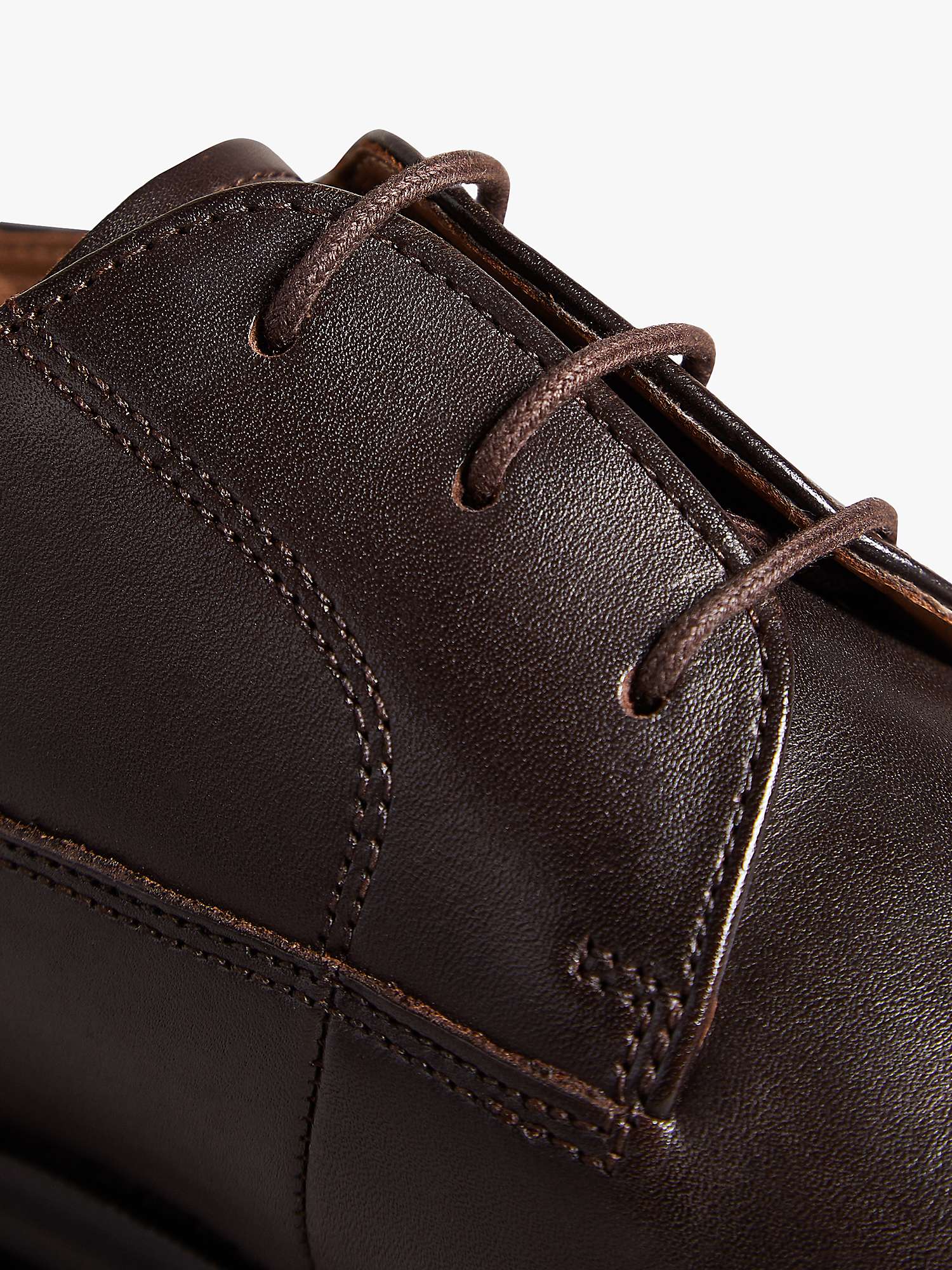 Buy Ted Baker Kampten Leather Derby Shoes, Brown Online at johnlewis.com