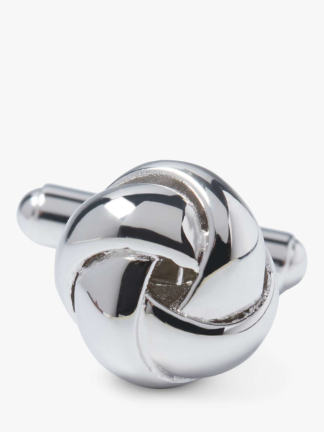 Buy Simon Carter Silver Knot Cufflinks, Silver Online at johnlewis.com