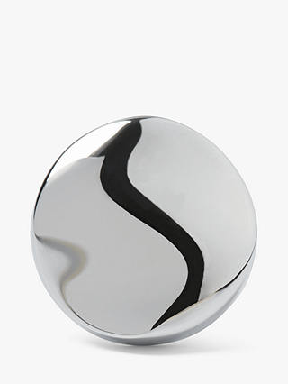 Simon Carter Organic Round Squiggle Circle Cufflinks, Silver