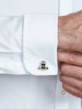 Simon Carter Darwin Bee Cufflinks, Yellow