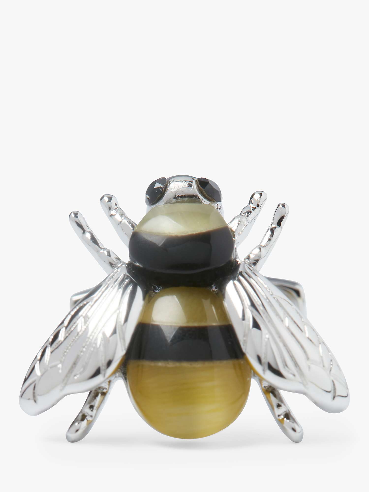 Buy Simon Carter Darwin Bee Cufflinks, Yellow Online at johnlewis.com