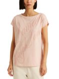 Lauren Ralph Lauren Grieta Logo T-Shirt, Pale Pink