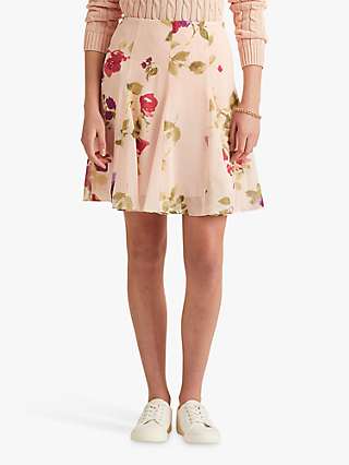 Lauren Ralph Lauren Ekinady Floral Skirt, Pink