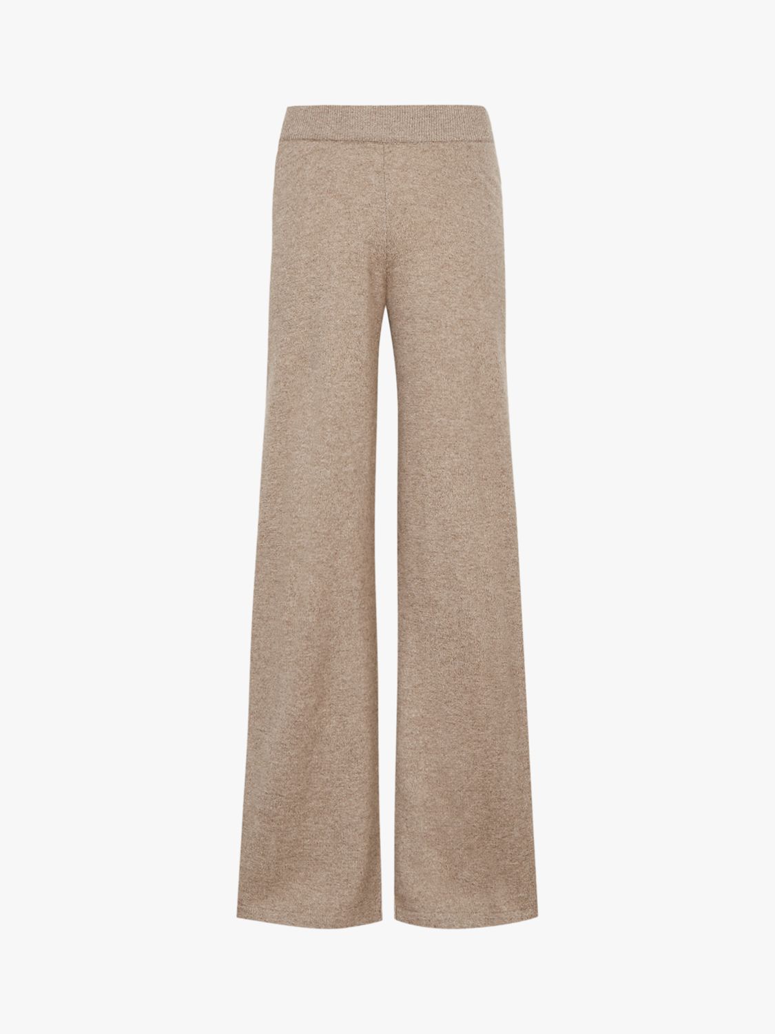 Reiss Jess Cashmere Knit Trousers, Stone