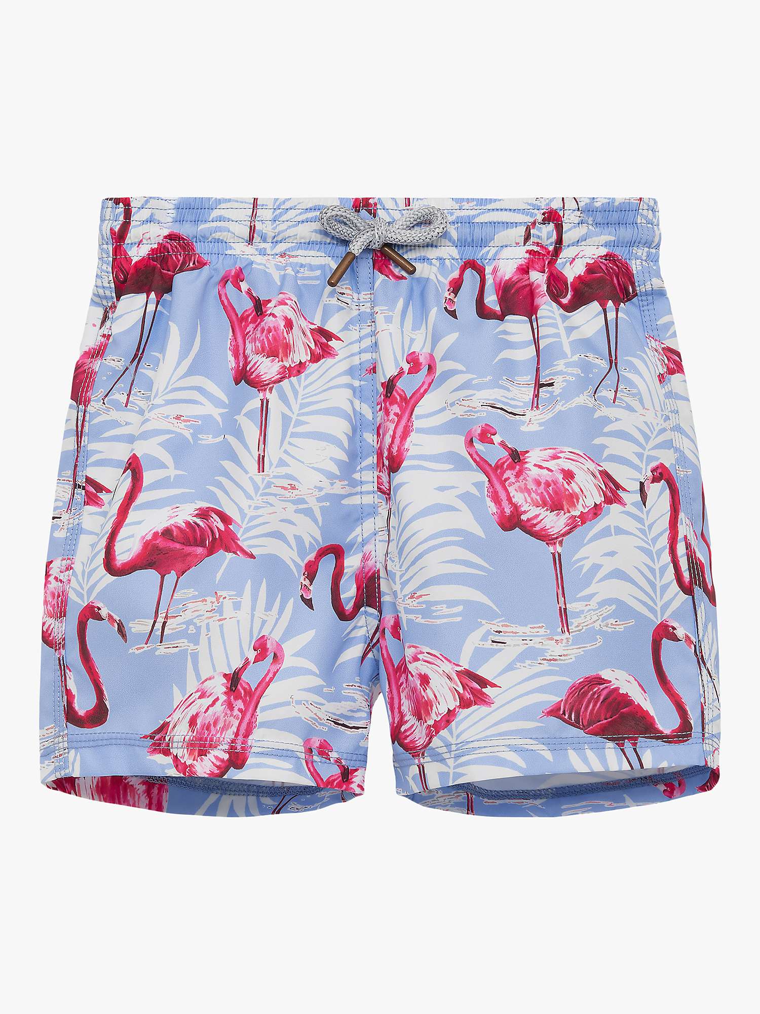 Buy Trotters Kids' Flamingo Swim Shorts, Blue Online at johnlewis.com