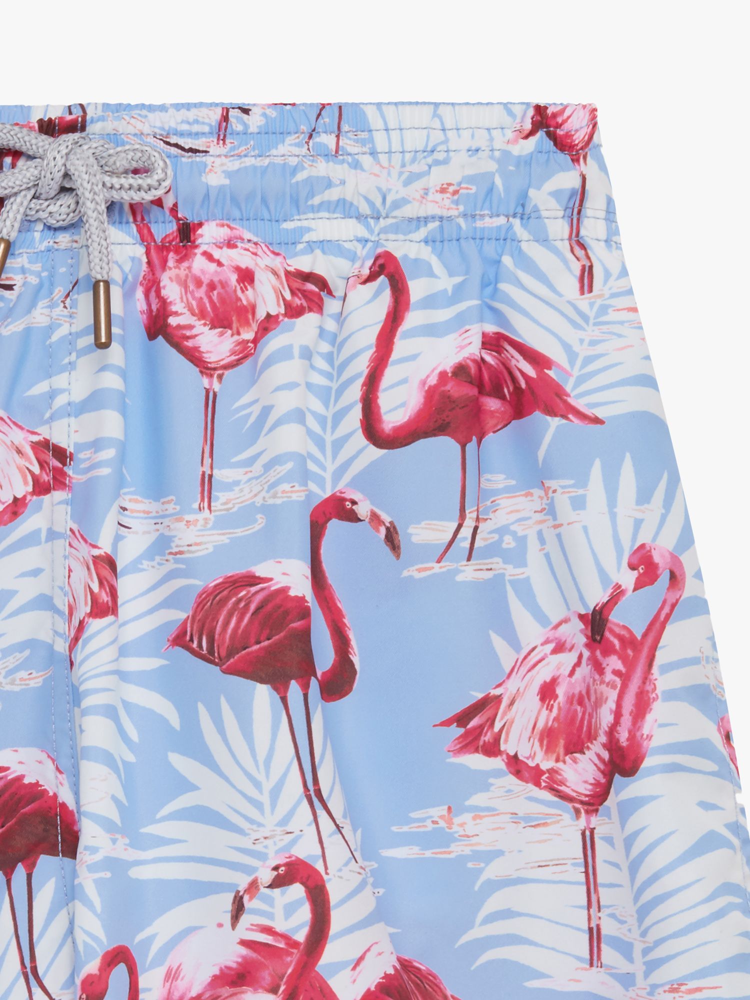 Buy Trotters Flamingo Swim Shorts, Blue/Flamingo Online at johnlewis.com