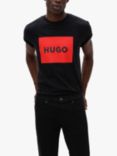 HUGO Dulive Logo Patch Print T-Shirt