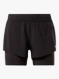 Reebok Epic 2-in-1 Gym Shorts, Black