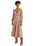 Boden Floral Print Button Through Maxi Dress