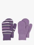 Polarn O. Pyret Kids' Magic Mittens, Pack of 2, Grape Compote
