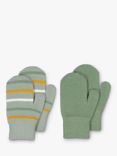 Polarn O. Pyret Kids' Magic Mittens, Pack of 2, Green Bay