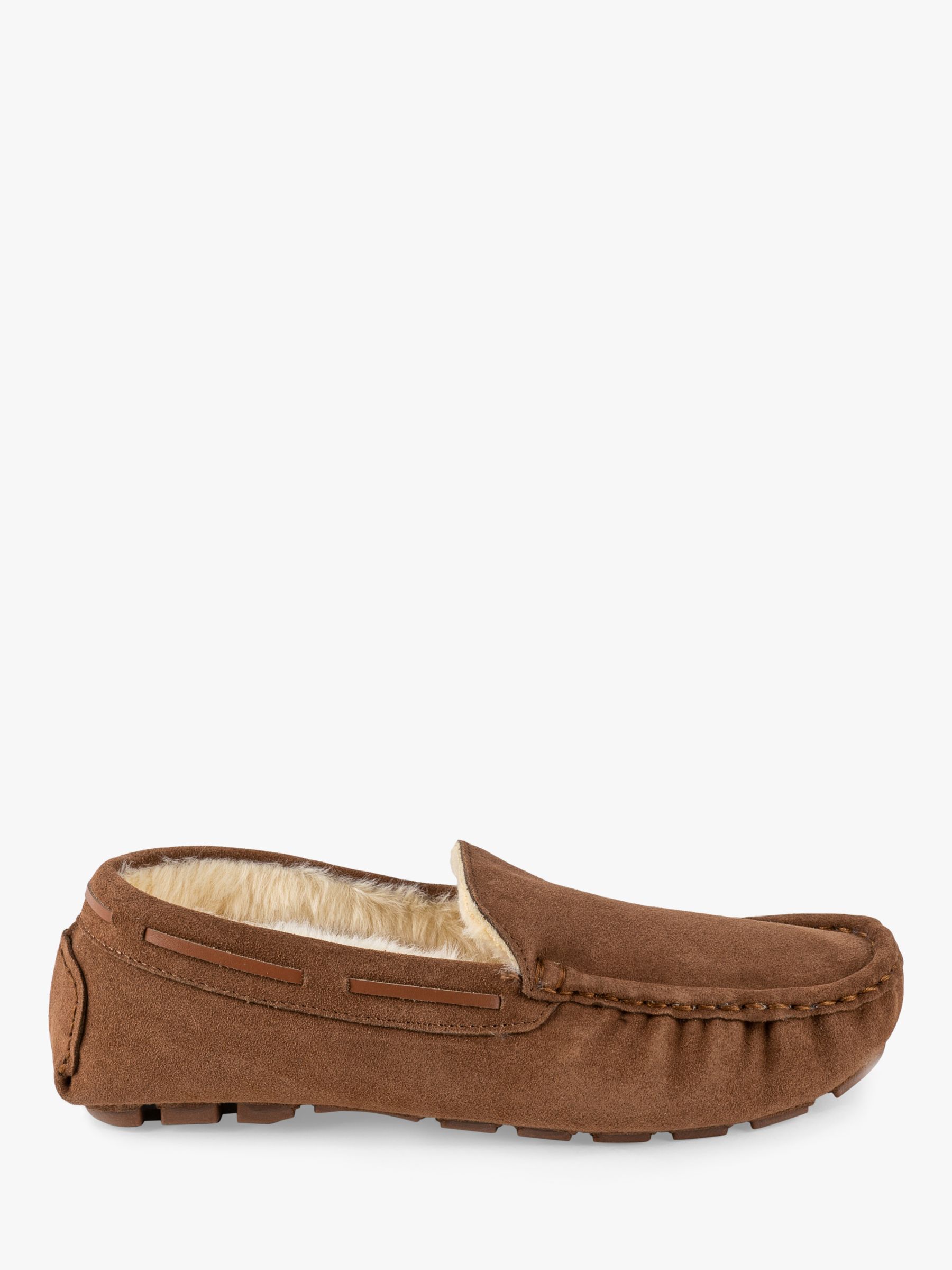 totes Isotoner Suede Moccasin Slippers
