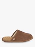 totes Isotoner Suede Memory Foam Mule Slippers