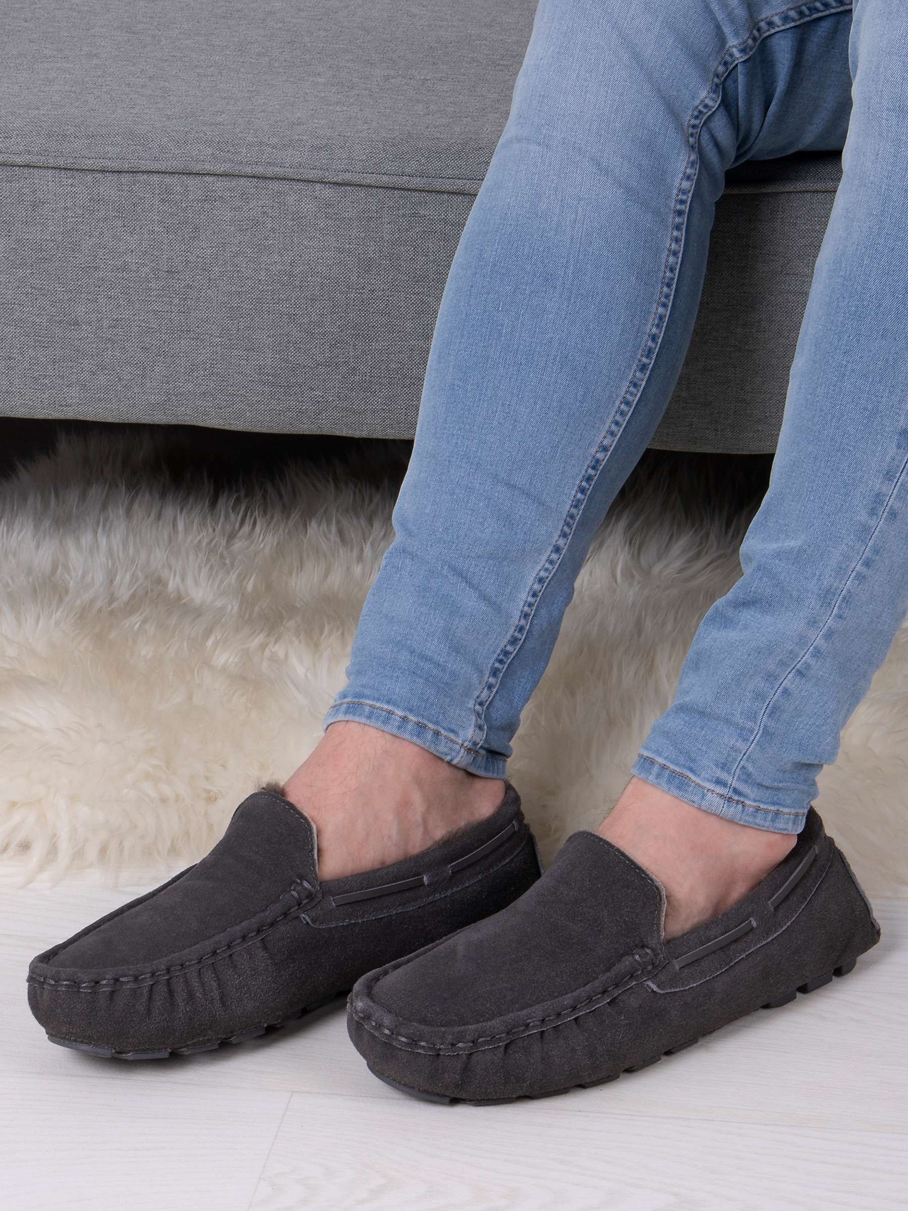 Buy totes Isotoner Suede Moccasin Slippers Online at johnlewis.com