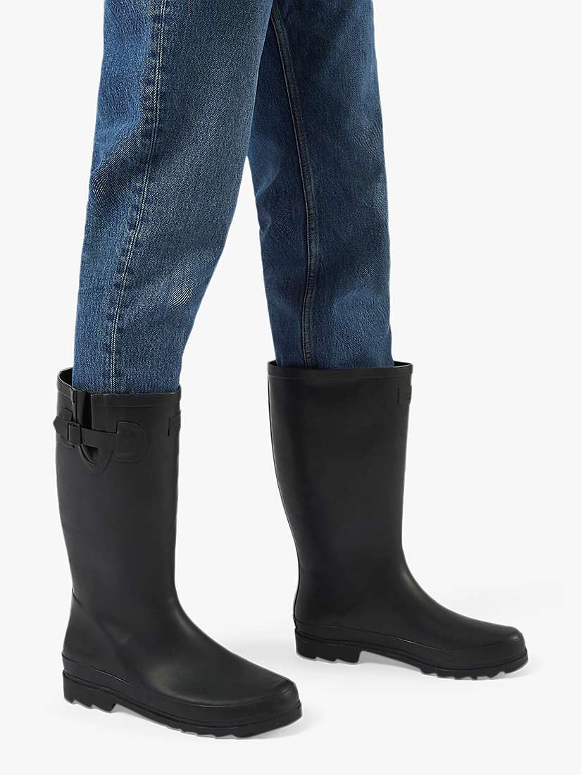 Dune Rubber Reiidd Calf Length Wellington Boots in Black for Men Mens Shoes Boots Wellington and rain boots 
