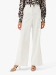 Phase Eight Solange Wide Leg Suit Trousers, Ivory