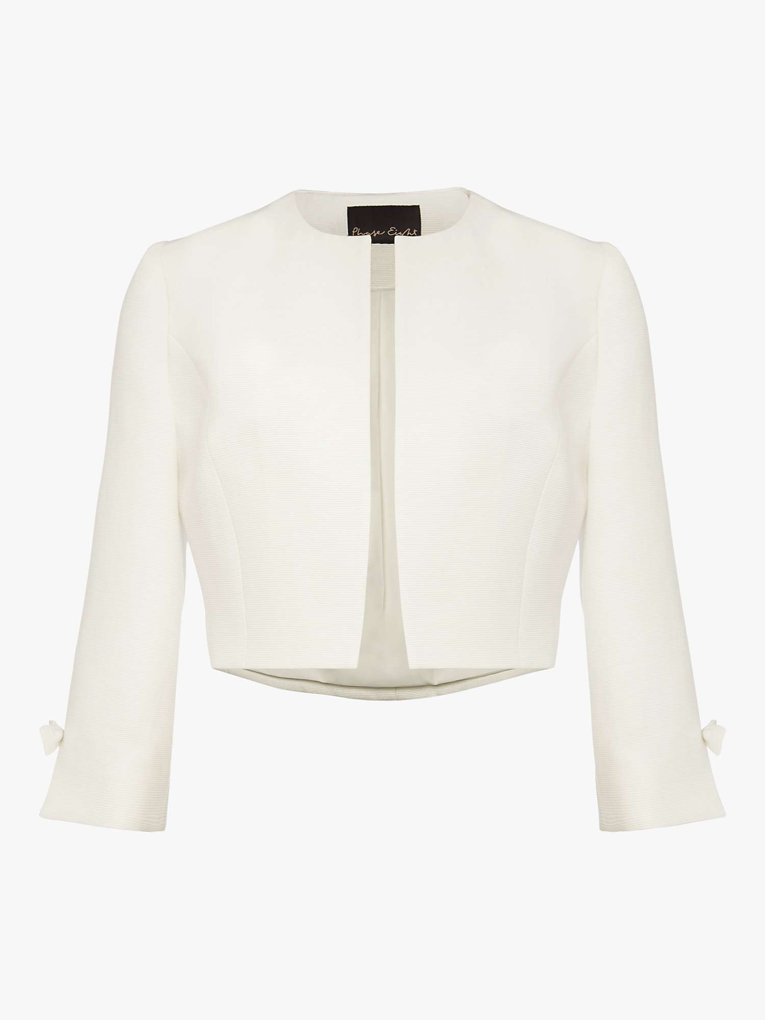 Buy Phase Eight Zoelle Bow Detail Cuff Jacket Online at johnlewis.com