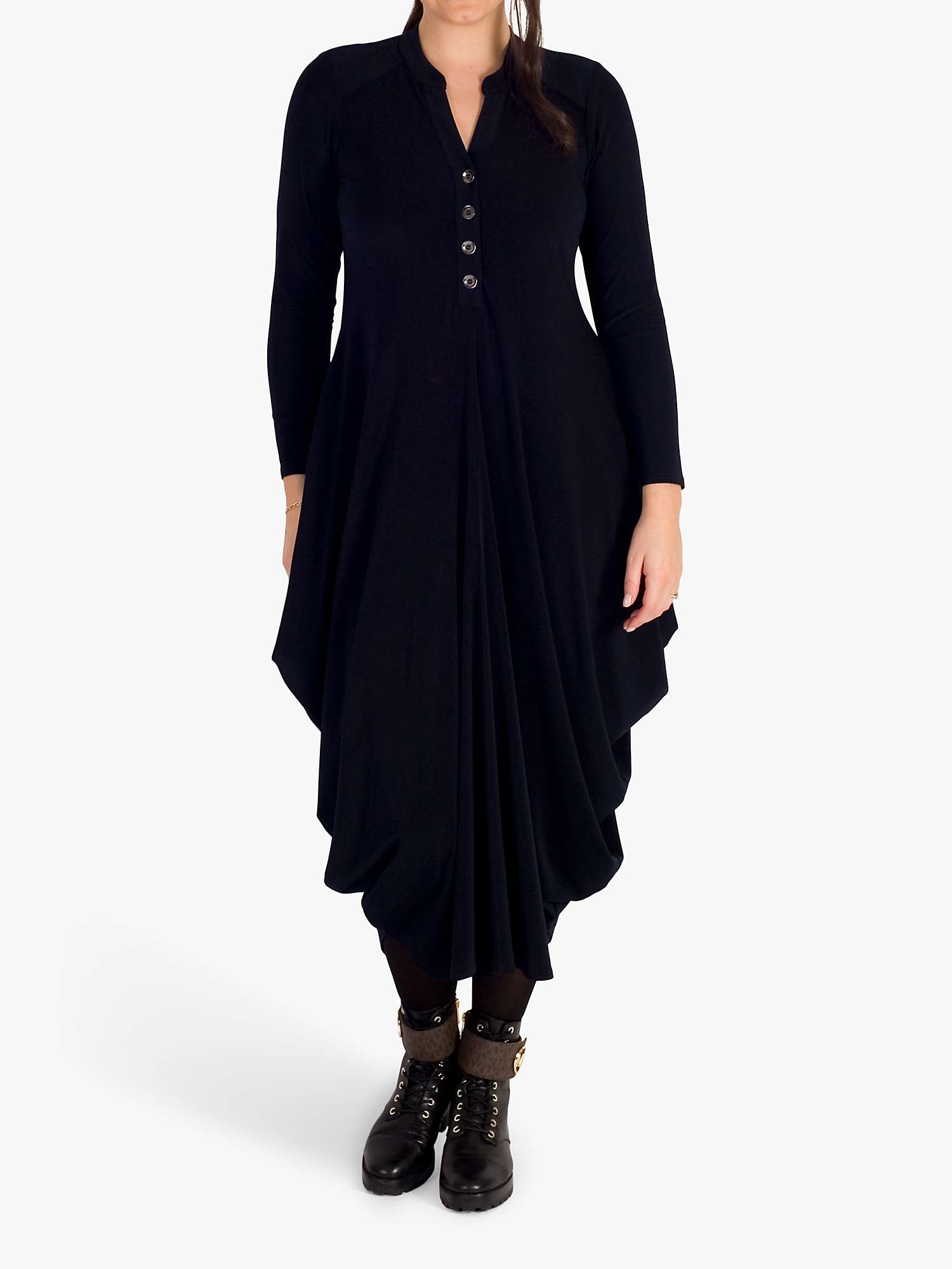 Buy chesca Placket Midi Jersey Dress Online at johnlewis.com