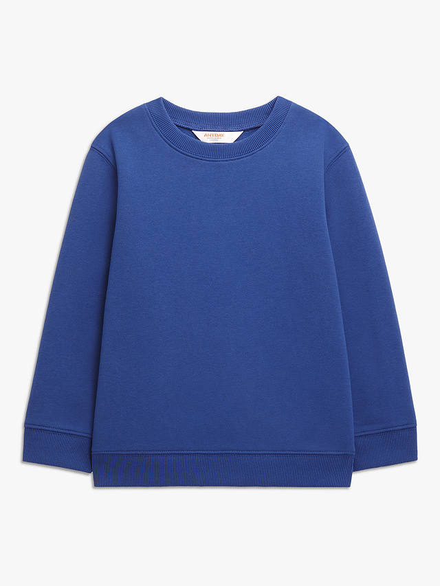 John Lewis ANYDAY School Sweatshirt, Royal Blue