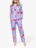 Cyberjammies Carrie Floral Print Pyjamas, Lilac/Multi