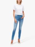 7 For All Mankind High Waist Skinny Slim Fit Jeans, Summer Sky