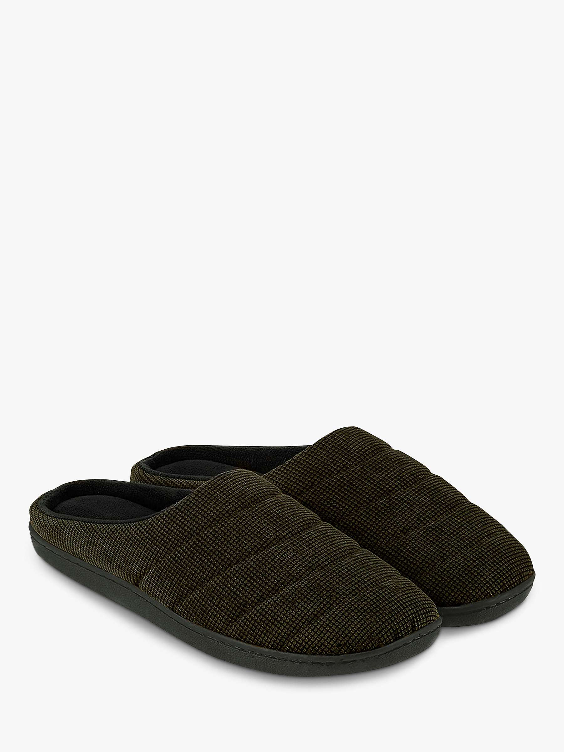 Buy totes Isotoner Textured Cord Stitched Mule Slippers Online at johnlewis.com
