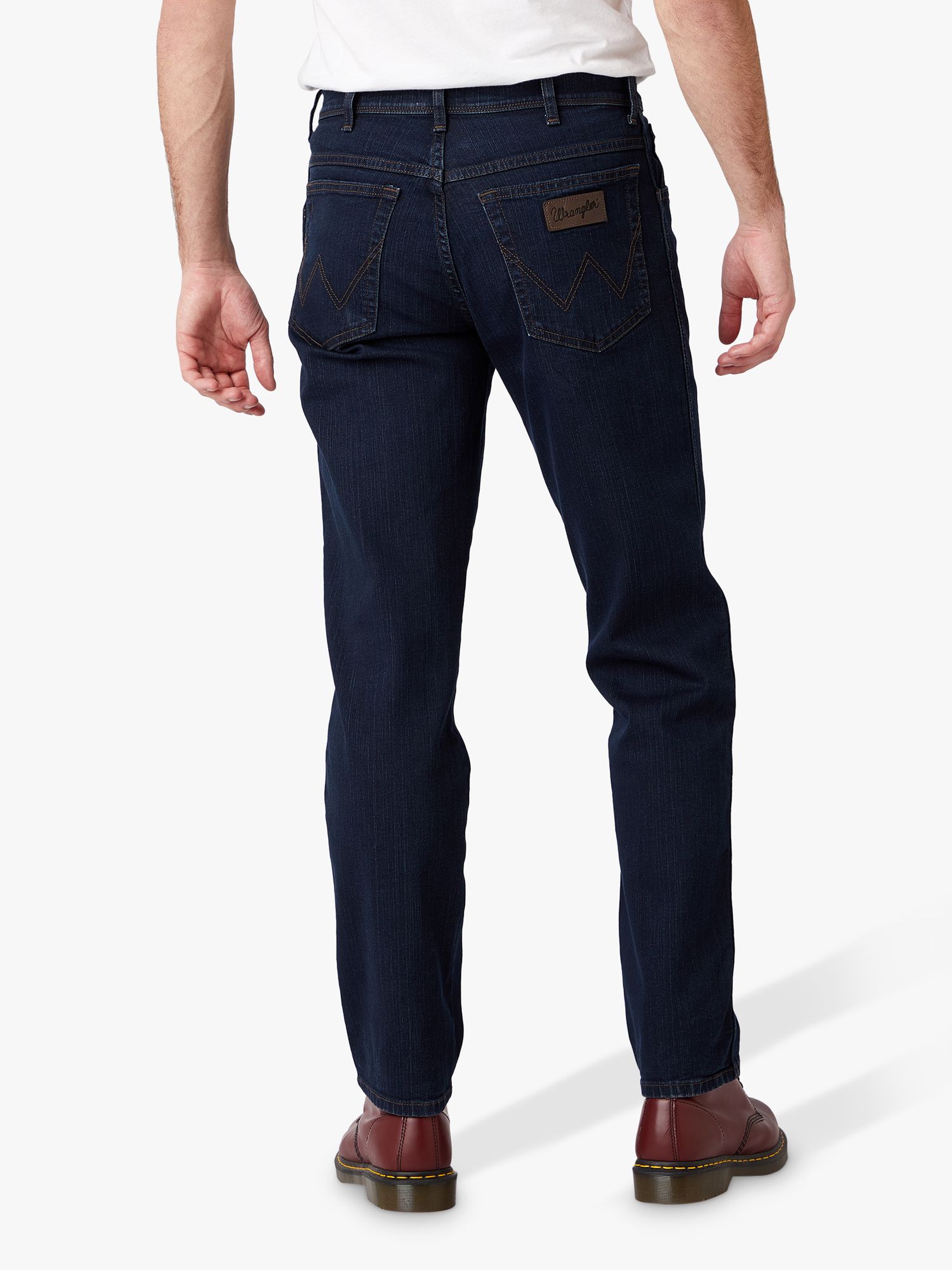 Wrangler Texas Regular Fit Jeans, Blue at John Lewis & Partners