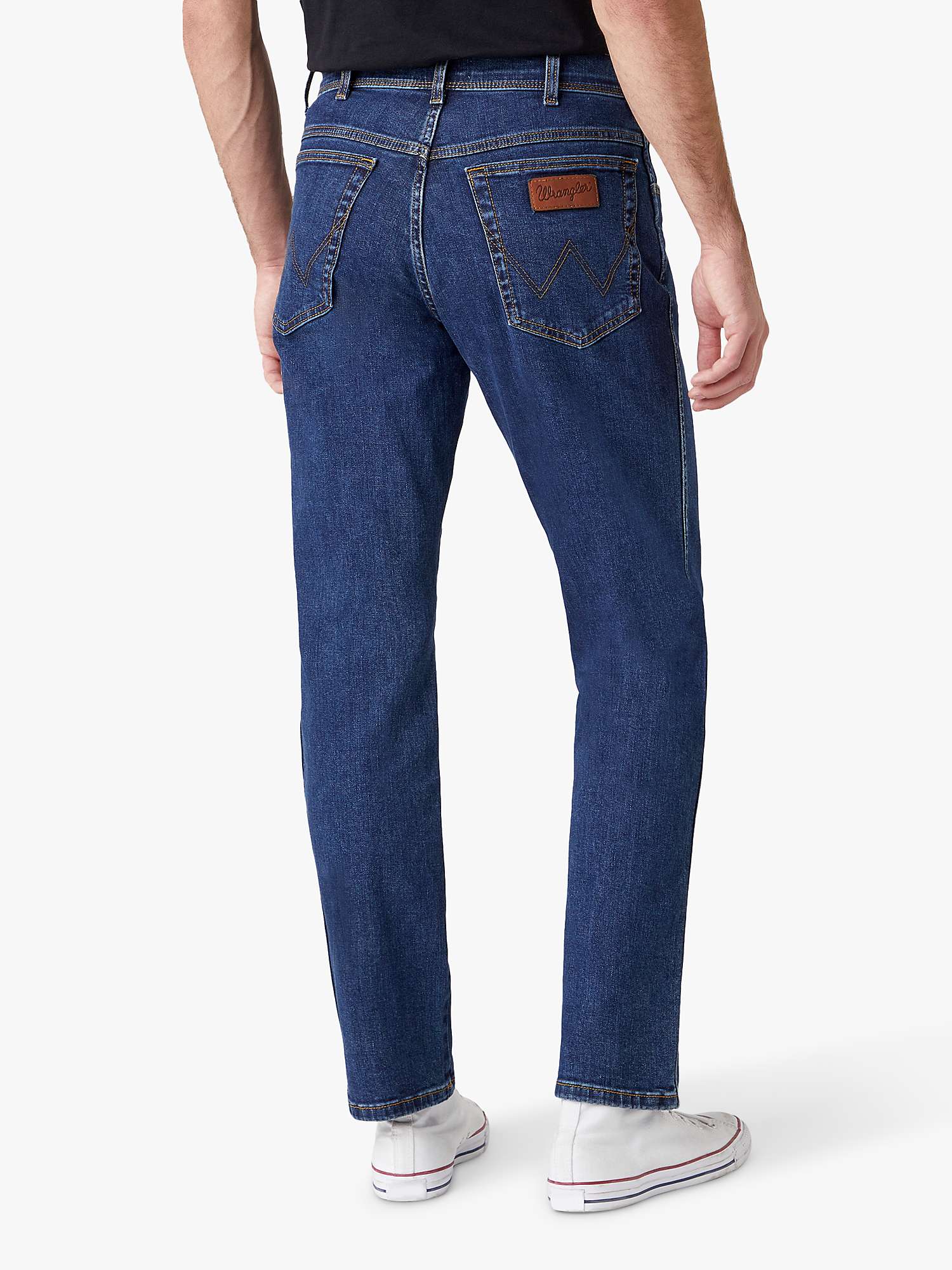 Buy Wrangler Texas Regular Fit Jeans, Blue Online at johnlewis.com